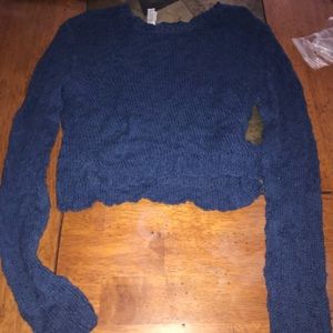 Cropped sweater!